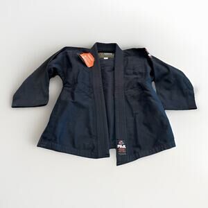 Fuji Gi Gear Youth Black Kimono Martial Arts Top Only Size C1 NWT New $79